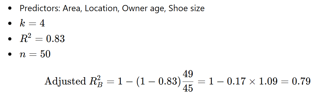 R-Squared (R²) and Adjusted R-Squared - AI Knowledge Hub